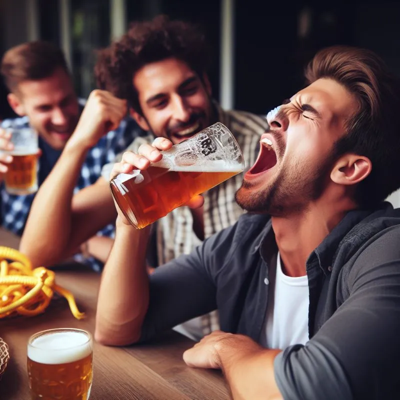 Tại sao chúng ta ngáp khi uống rượu?